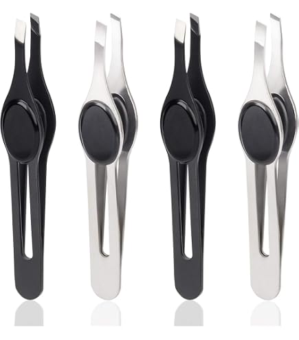 G.S Online Store Pince à épiler en acier inoxydable pour piercing