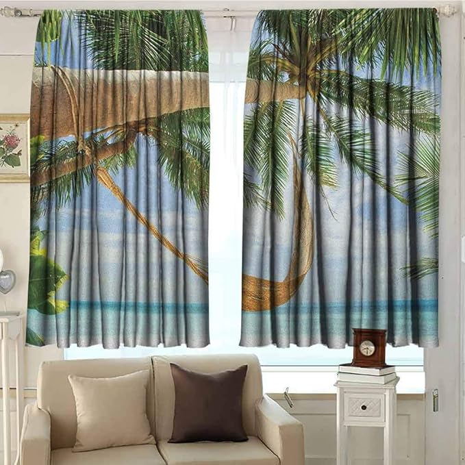 Download Strand farbvorhaenge Desktop Wallpaper