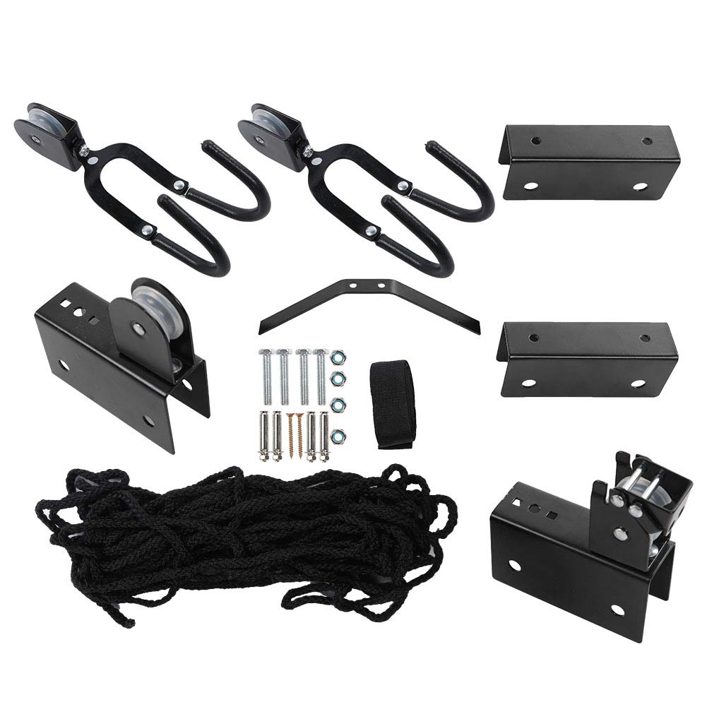 Leapiture Canoe Ceiling Hoist Garage Storage Mount Multi Function Kayak Hoist Lift Canoe Hoists Accessories for Garage Storage Outdoor Transport and Storage