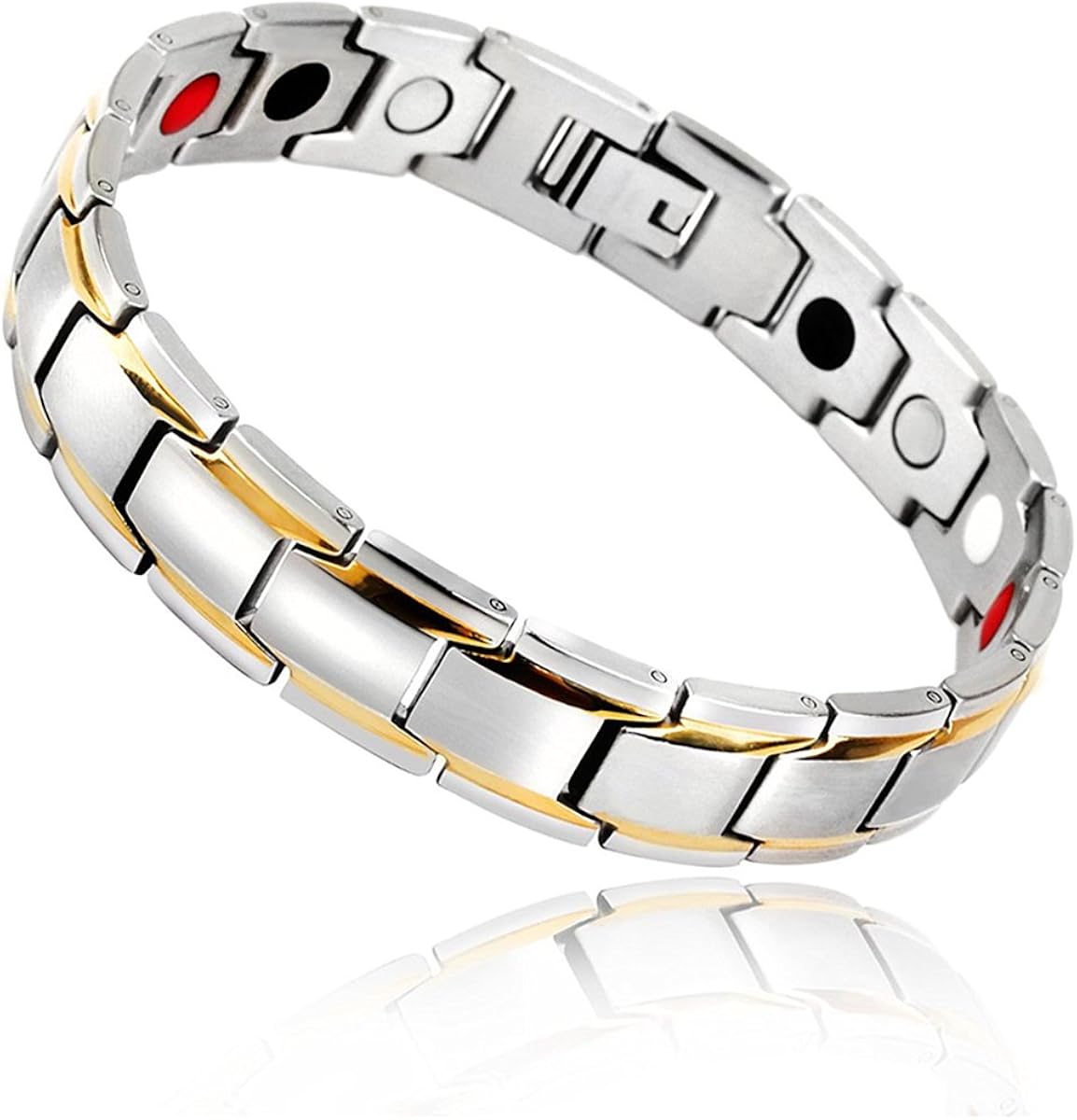Amazon ゲルマニウム ブレスレット メンズ 純チタン製 紳士 静電気 磁気バングル ヘマタイト 健康 抗疲労 睡眠改善 ブレスレット 通販