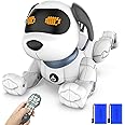 okk Robot Dog, RC Puppy Interactive Smart Toy, Educational Electronic Pet Dog That Walk, Bark, Sing, Dance for Kids