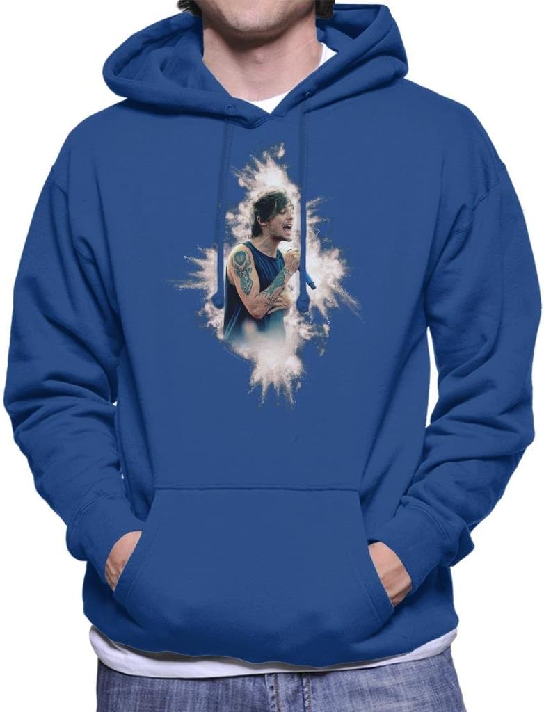 Louis Tomlinson of One Direction Murrayfield Stadium 2014 Men's Hooded Sweatshirt