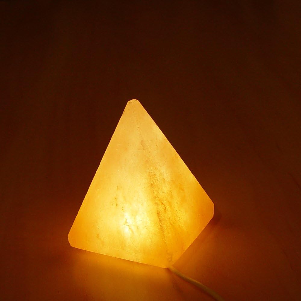 Pyramid Salt Lamp Pink USB Himalayan Crystal Rock Salt Led Light Included USB Cable Led Light. Unbeatable Crystal Salt Quality and Product Shape Quality.