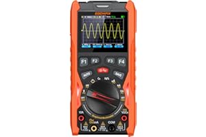 Handheld Oscilloscope Multimeter GOCHIFIX Waveform Generator 12MHz Bandwidth 50MSa/s Sampling Rate USB Lab Oscilloscopes Portable 3 in 1 Automotive Digital Oscilloscope with Signal Generator Kit