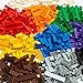 Play Platoon Building Bricks - Regular Colors - 1,000 Pieces Classic Bricks - Compatible with All Major Brands