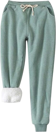 thick grey sweatpants