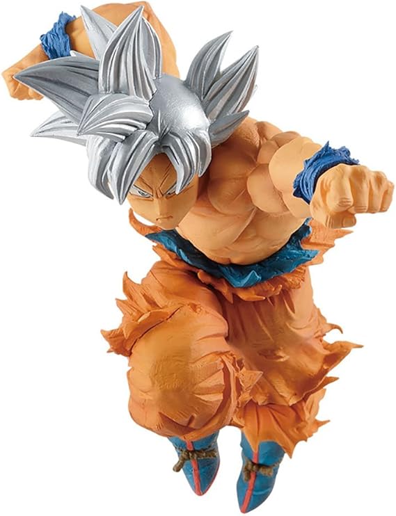 Amazon Com Banpresto Dragon Ball Super World Figure Colosseum Special Ultra Instinct Son Goku Silver Hair Figure Toys Games