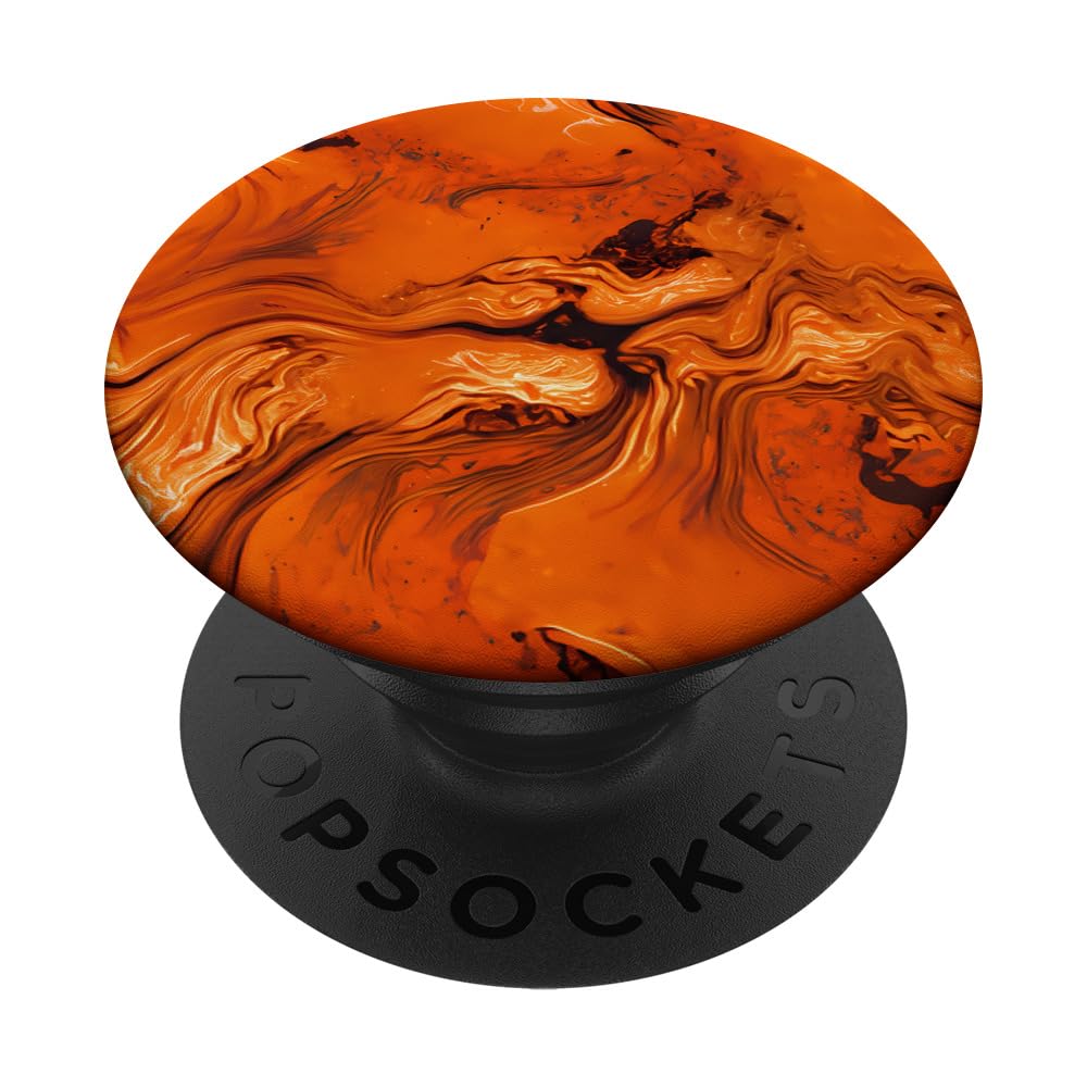 Abstract Orange Pattern #035 PopSockets Swappable PopGrip