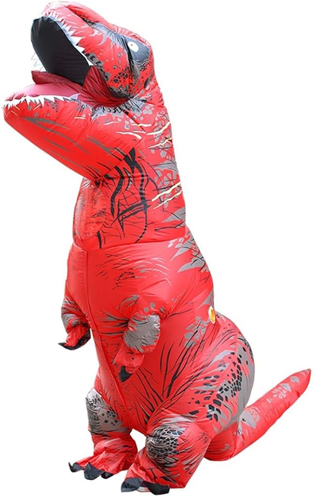 TRex Inflatable Costume Dinosaur Halloween Cosplay Blow up