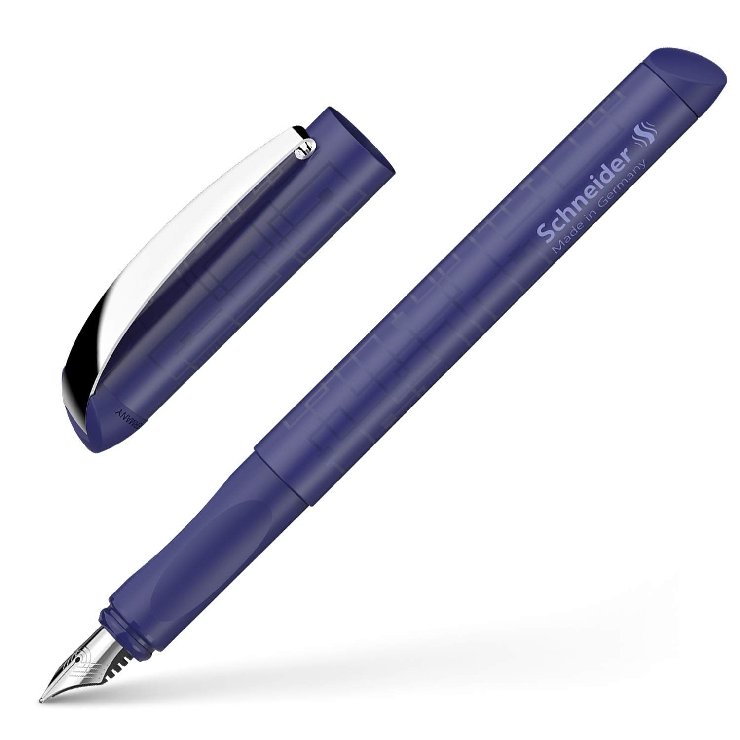 Schneider Glam VIP Fountain Pen for Right and Left Handers with Royal Blue Ink Cartridge