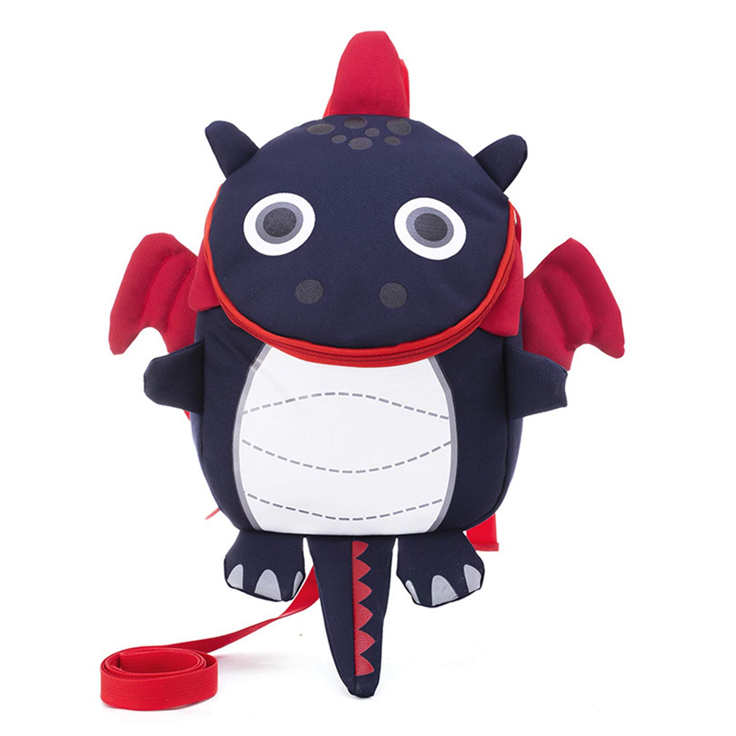 Kids Toddlers Dinosaur Backpack Rucksack Cute Animal 3D Kindergarten School Bag Book Bag Daypack Childrens Backpack Lunch Bag Nursery Bag with Anti-Lost Harness Leash for Boys Girls 1-6 Years Old