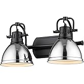Golden Lighting 3602-BA2 BLK-CH Traditional, Black