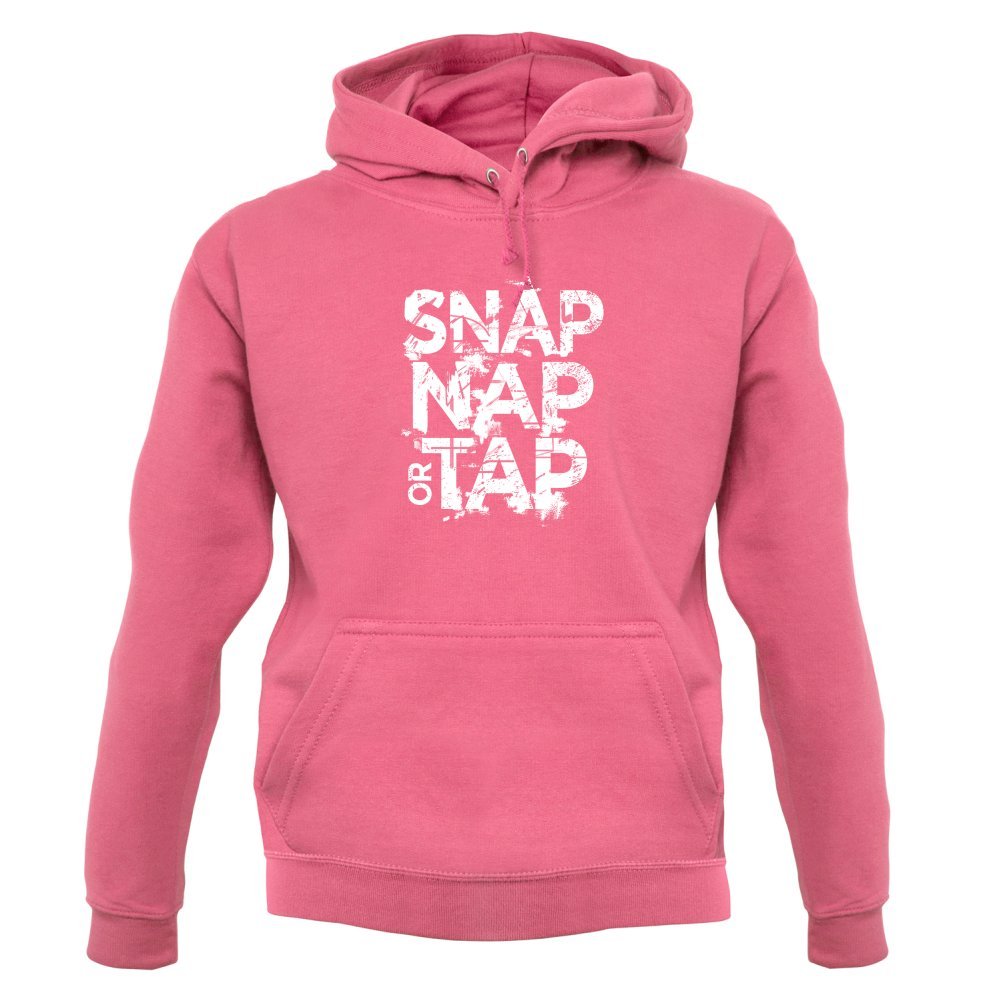 pink snap on hoodie