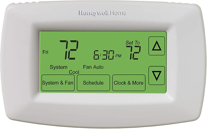 Honeywell Home RTH7600D 7-Day Programmable Touchscreen Thermostat, small, white, 1-pack