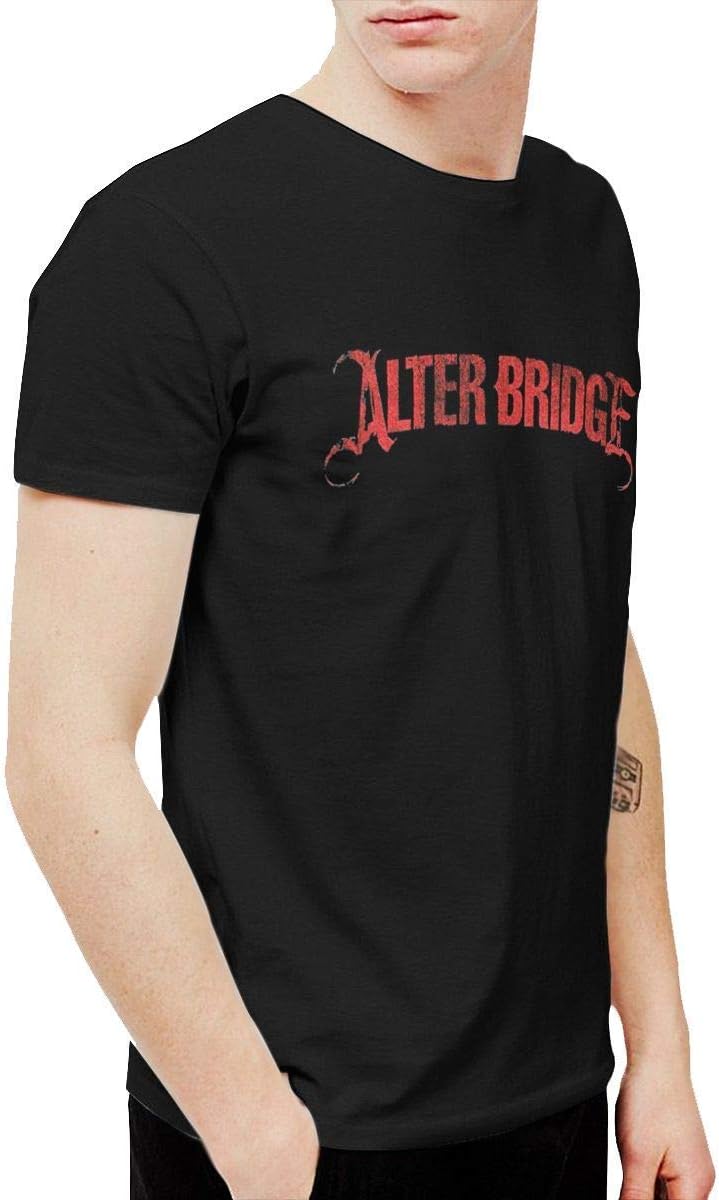 Mekoe Men Alter Bridge Funny Sports Black T Shirts Short Sleeve
