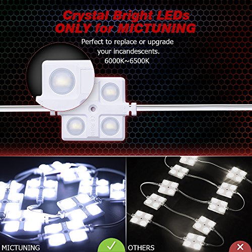 image for MICTUNING 40 Leds Van Interior Light Kits 12V White LED Ceiling Lights