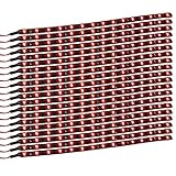 XT AUTO Red 12v 15 Led 30cm Car Flexible Waterproof Underbody Light Strip Pack of 20
