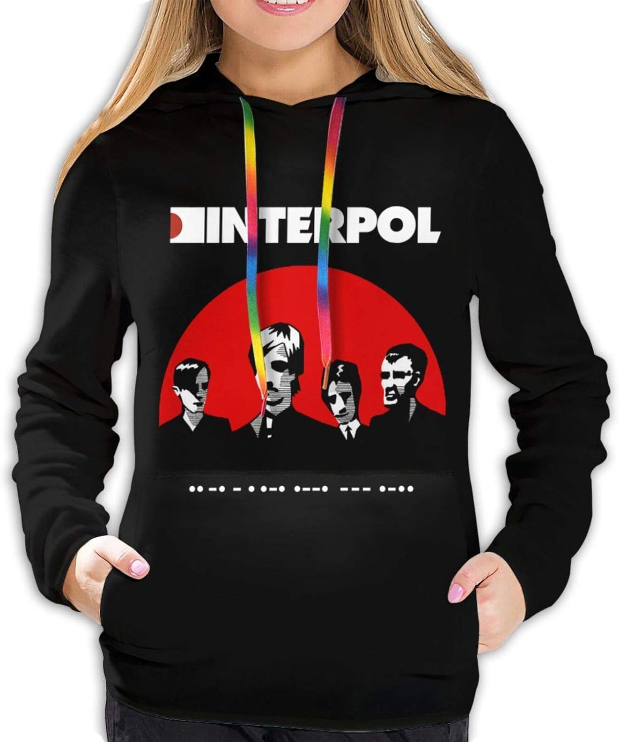 Interpol Band Hoodie Womens Classic Long Sleeve Pullover