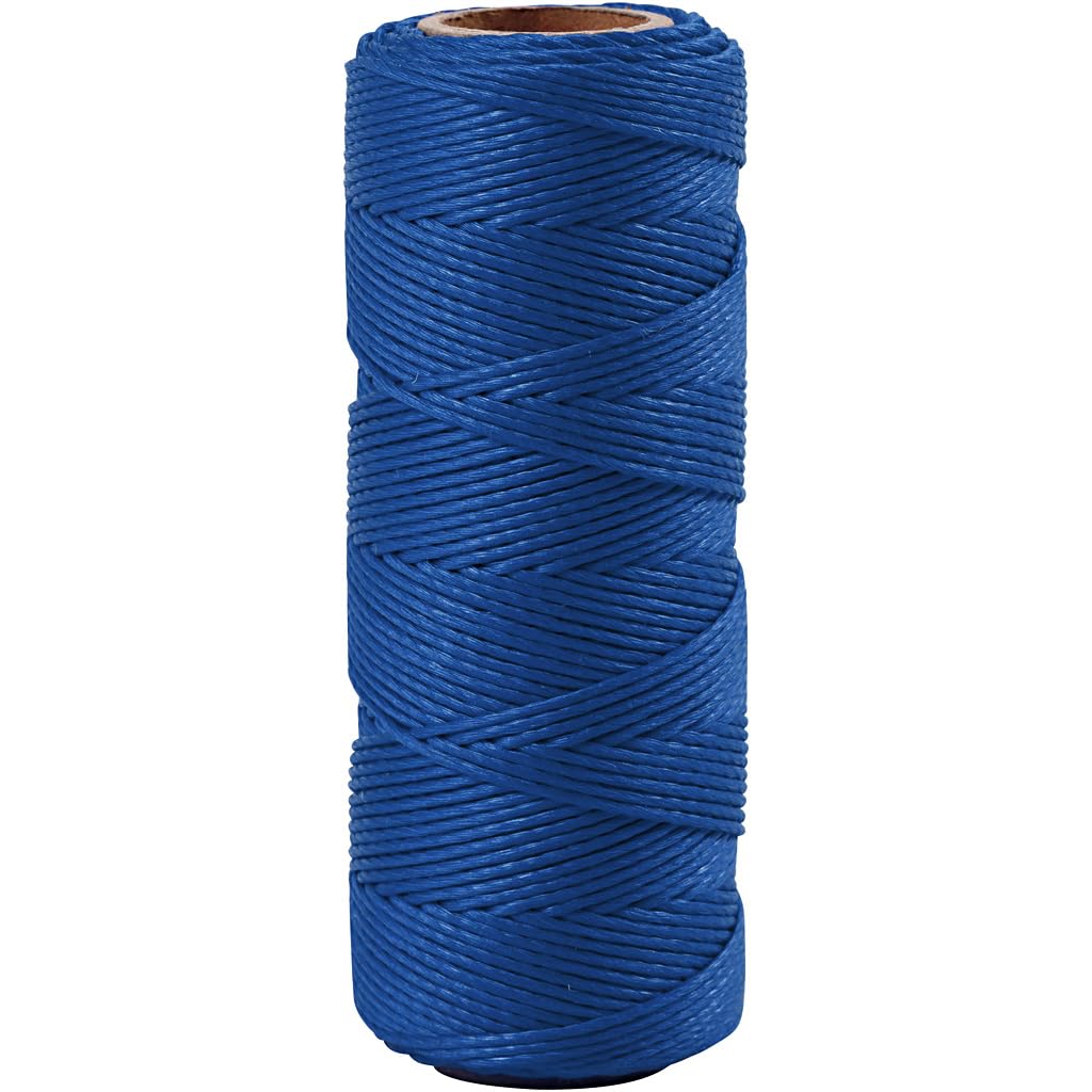 Creative 503484 Bamboo Cord, Blue, 65 m Length, 1 mm Thickness