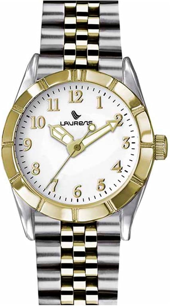 Casio Collection LTP-V005G-7B – Orologio Donna Quarzo, Cassa Ottone, Cinturino Acciaio Inox Oro, Quadrante Bianco