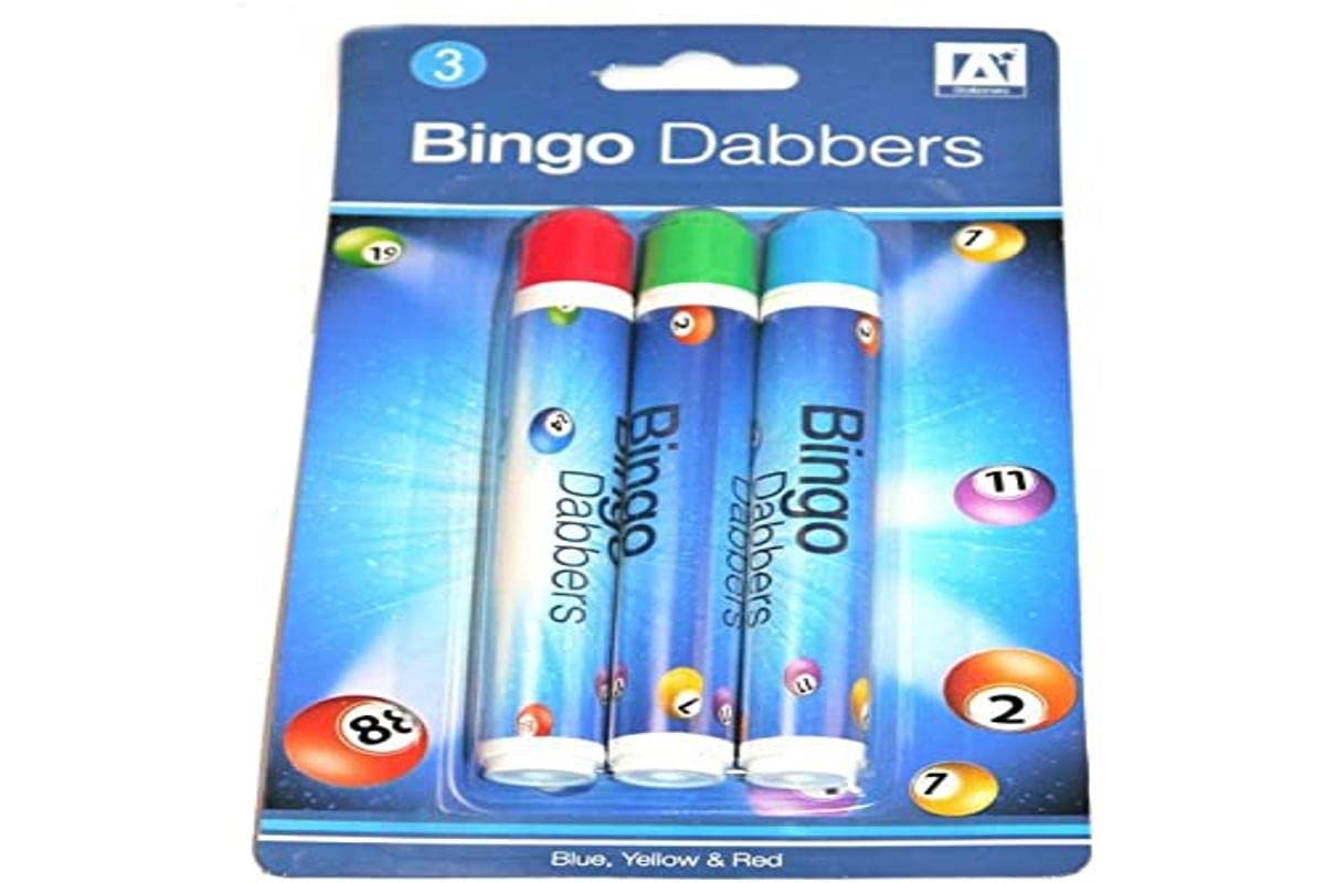 Anker International Stationary Bingo Dabber Pen (Pack of 3),Red