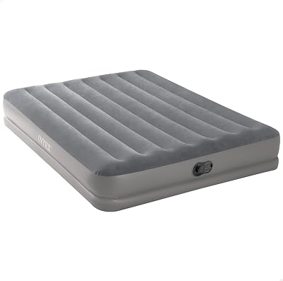 Intex Prestige Mid-Rise Dura-Beam Air Mattress with USB Pump