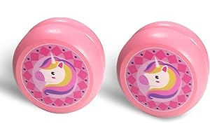 COHEXA Pink Yoyo for Kids Auto Return Yoyo 2 Pack Wooden Yo yo Pink Unicorn for Kids No Tricks Needed, for Baby Shower