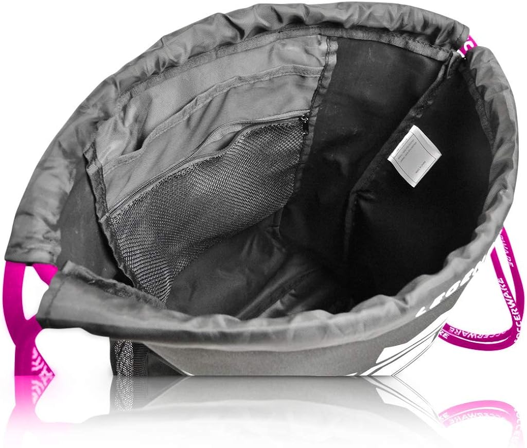 Soccer Bag Backpack - Organize Sports Gym Equipment - (Pink): Sports & Outdoors