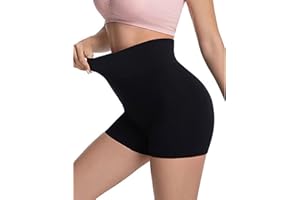 Tummy Control Biker Shorts Women High Waisted Butt Lifting Gym Trunk Seamless Compression Workout Yoga Running