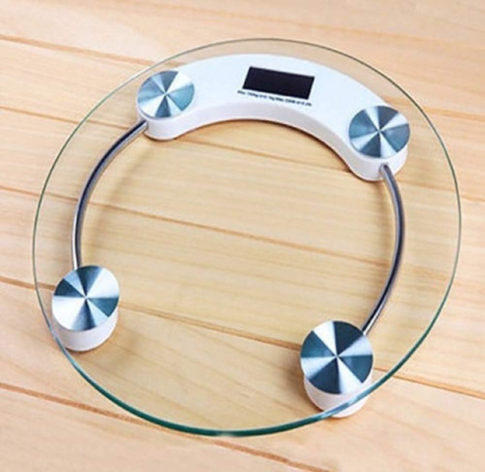 FIgment Electronic 8 mm Thick Tempered Glass and LCD Display Digital Personal Bathroom Health Body Weight Weighing Scale