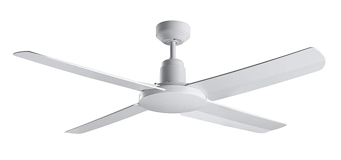 Bayside Nautilus Aluminium Ceiling Fan 100 W White 132 Cm Diameter