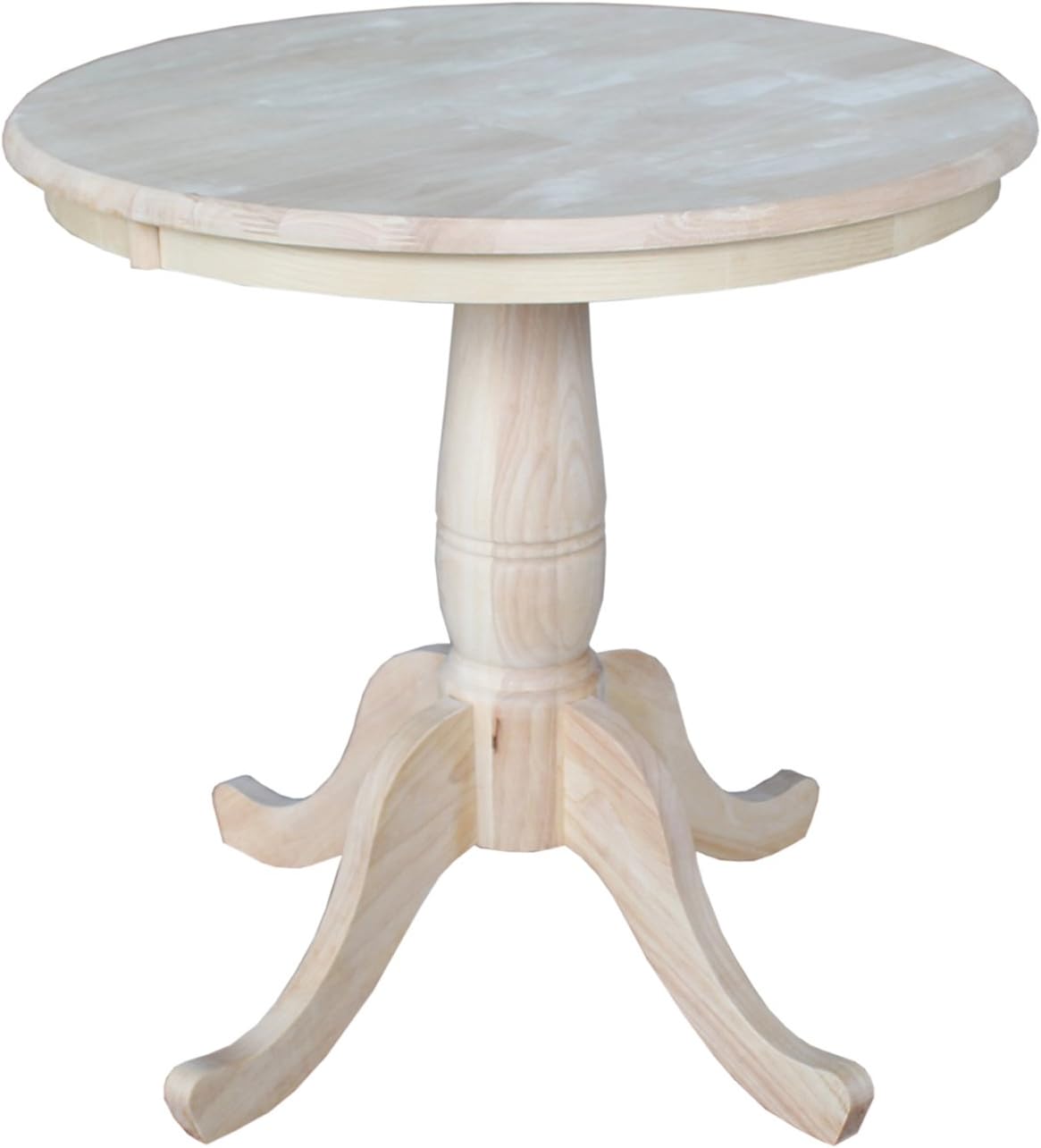 International Concepts Round Top Pedestal Table, 30-Inch - Tables