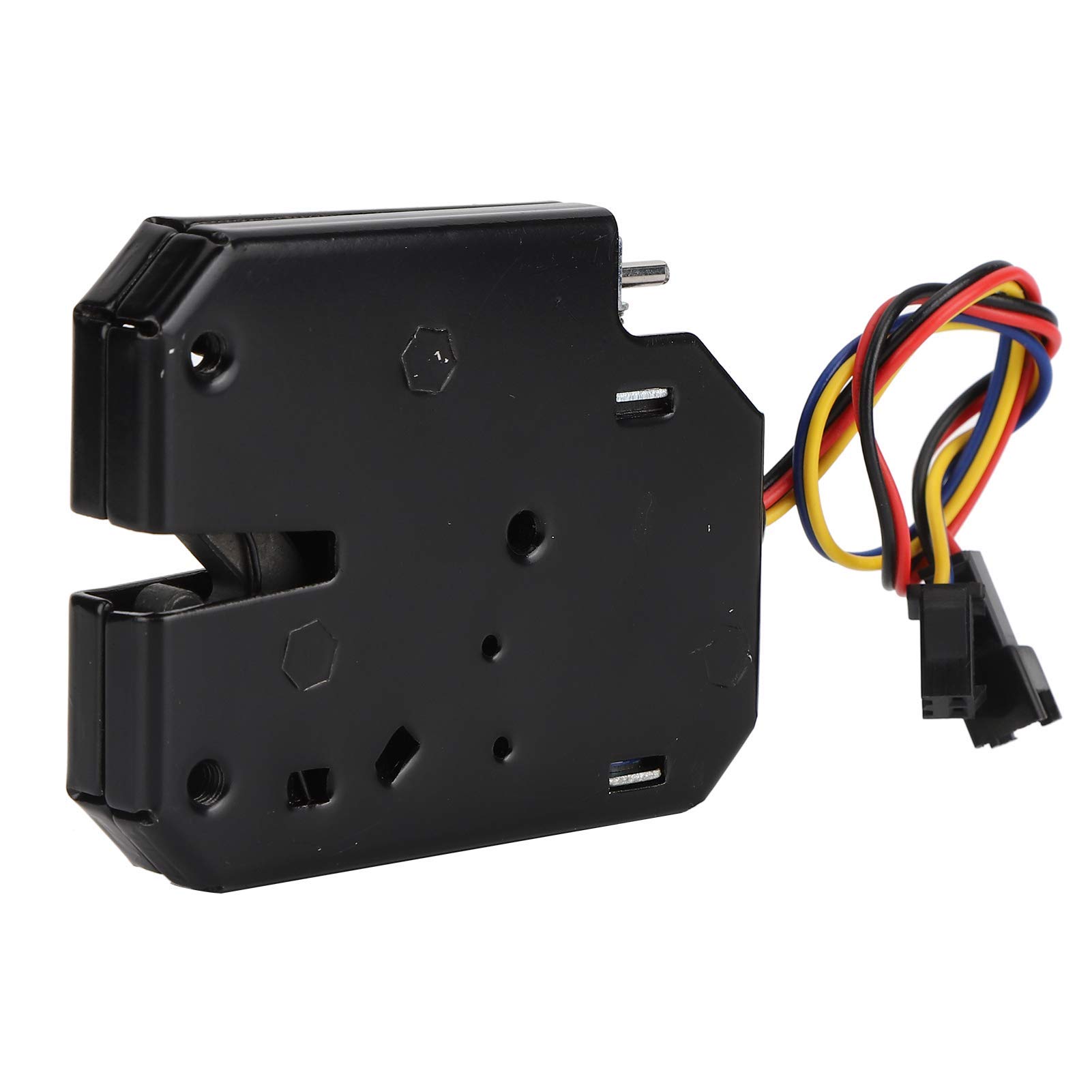 DC 12V 2A Electromagnetic Electrical Control Smart Solenoid Cabinet Drawer Lockers Smart Magnetic Lock Black Steel Lock for Secure Device Mini System