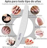 BLESWIN Professional Nail Files 12 Pack Double Sided 100/180 Grit view 6