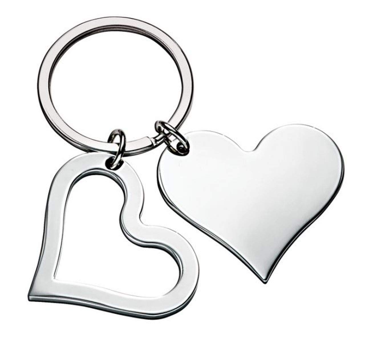 Ten KEYCHAIN HEART cod.EL5572 cm 7x4x0,5h by Varotto & Co.