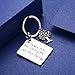 CJ&M Step Parent Keychain,Step Mother Keychain,Step Mom Gift,Step Dad Gift,Mother's Day Gift,Step Dad Keychain