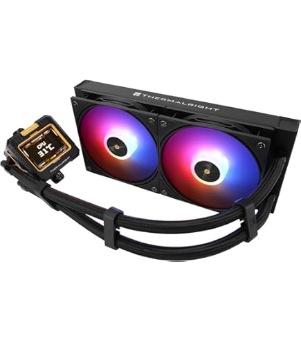 Watercooling TR AQUA ELITE 120 V3 – Ventilateur ARGB PWM, Compatible Intel & AMD