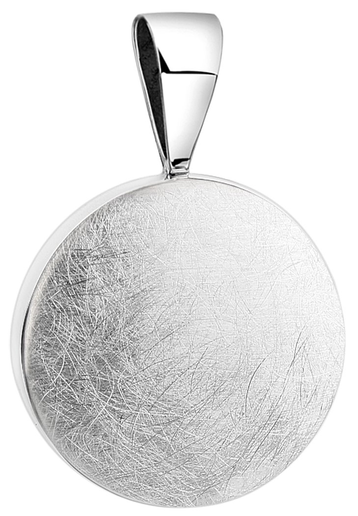 Nenalina 361305-390 Pendant for Women's Chain / Necklace Brushed 925 Sterling Silver Round Design
