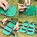 Lawn Aerator Shoes with 3 Adjustable Straps and Metal Buckles - Heavy Duty Spikes Lawn Aerator Sandals for Aerating Your Grass Lawn or Yard