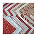 Paperhues Red-White Handmade Scrapbook Papers Christmas Collection 12x12