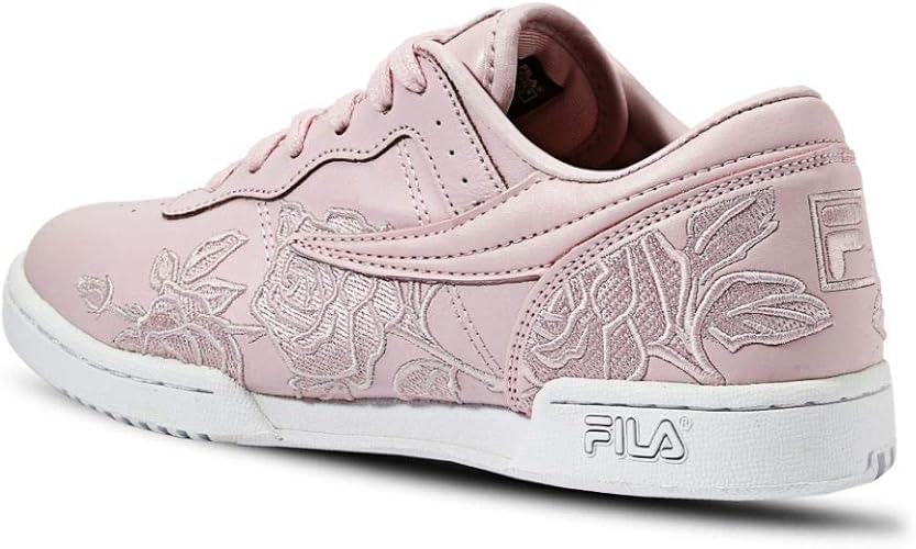 fila original fitness embroidered white shoes