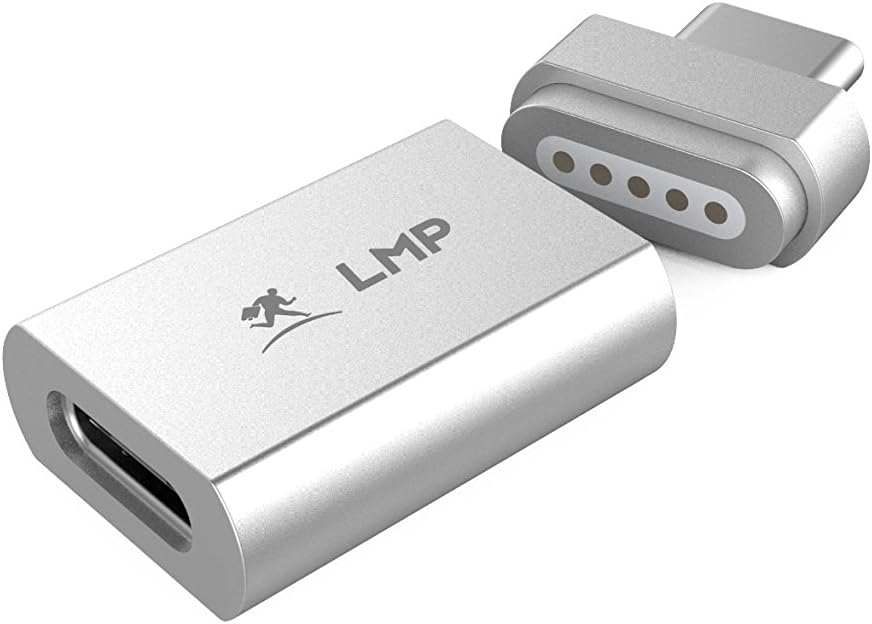 LMP Magnetic Safety adapter USB-C for charging cable up to 100W (Silver)