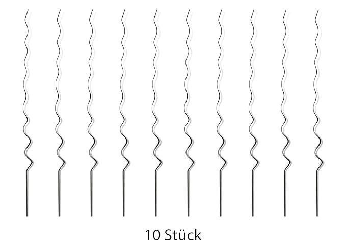 Novatool Tomatenstäbe Pflanzstäbe Rankstäbe Rankhilfe (10, 110)