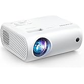 Mini Projector, CLOKOWE 2024 Upgraded Portable Projector with 9000 Lux and Full HD 1080P, Movie Projector Compatible with iOS