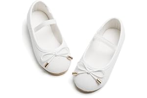 GINFIVE Toddler Girls Dress Shoes Little Girls Mary Janes Ballerina Flats Shoes Toddler