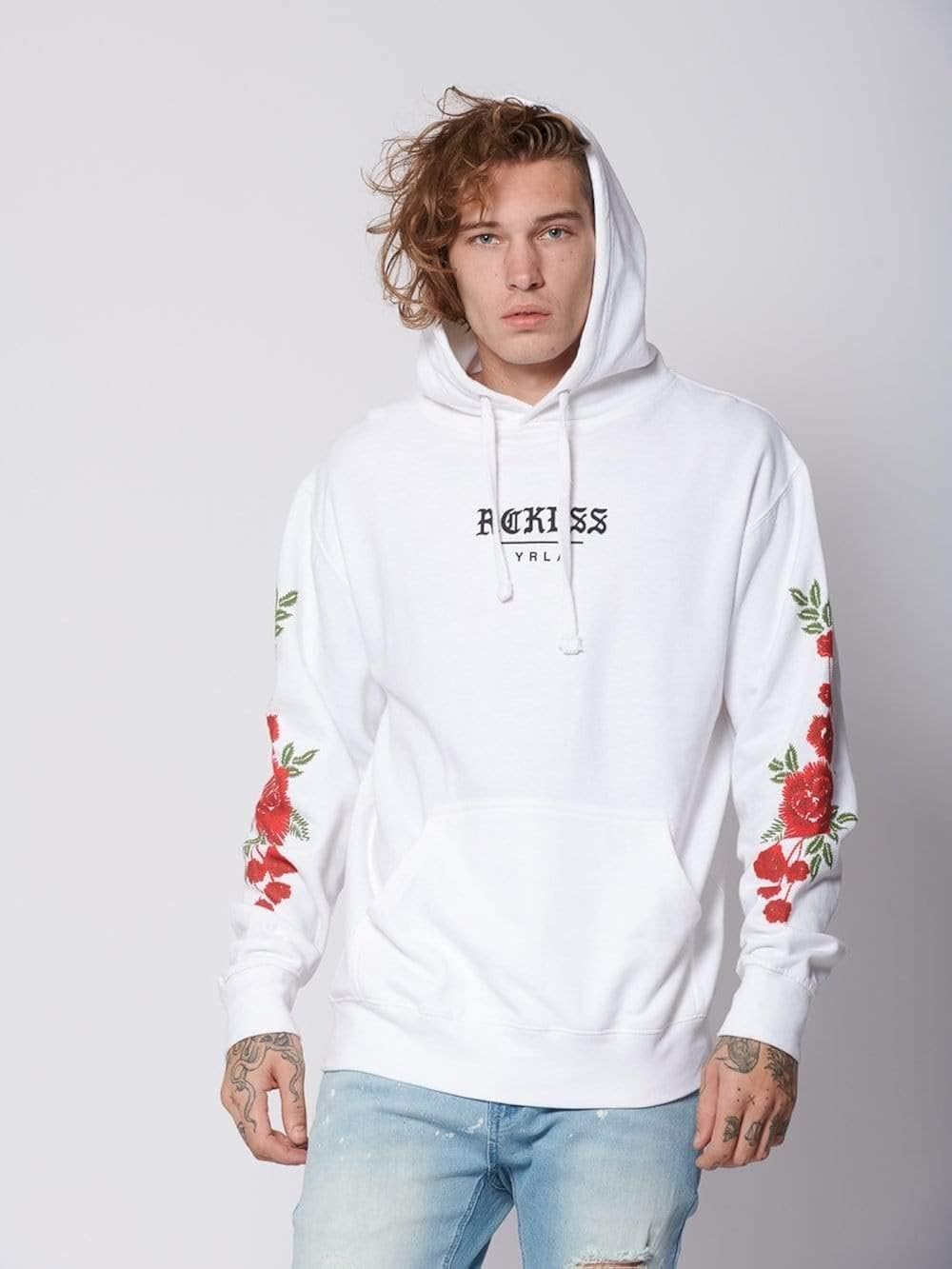 reckless rose hoodie