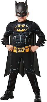 Rubies Official Batman Deluxe Kids Costume Dark Knight DC Boy Size Small view 4