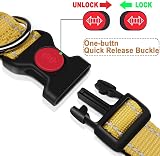 ATETEO Reflective Adjustable Dog Collar with Neoprene Padding 17.7-27.5 in view 4