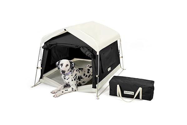 DOG TENT COTTON FABRIC, ALUMINUM POLES AND CAMPING...
