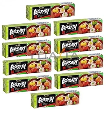 [ 10x 43g ] S&B Wasabi Paste Kren / Meerrettich Paste mit japanischem Wasabi